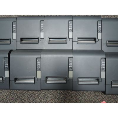 Lot 10 EPSON TM-T88IV M129H POS RECEIPT PRINTER with USB port and adapter