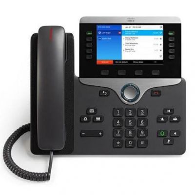 New Cisco CP-8841-K9 Unified IP Business Phone with 5-Line Color Display and HD Voice